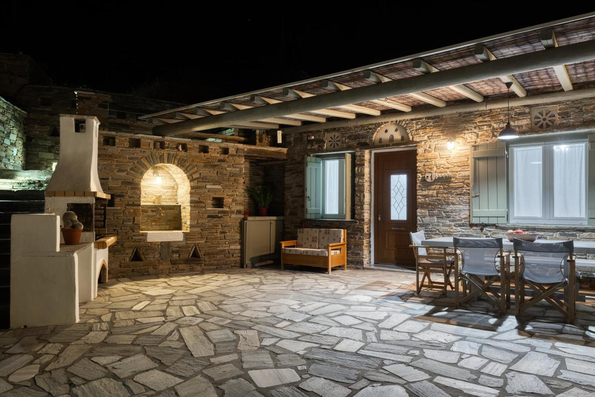 Andrea'S Tinos House Villa Ájosz Szósztisz Kültér fotó